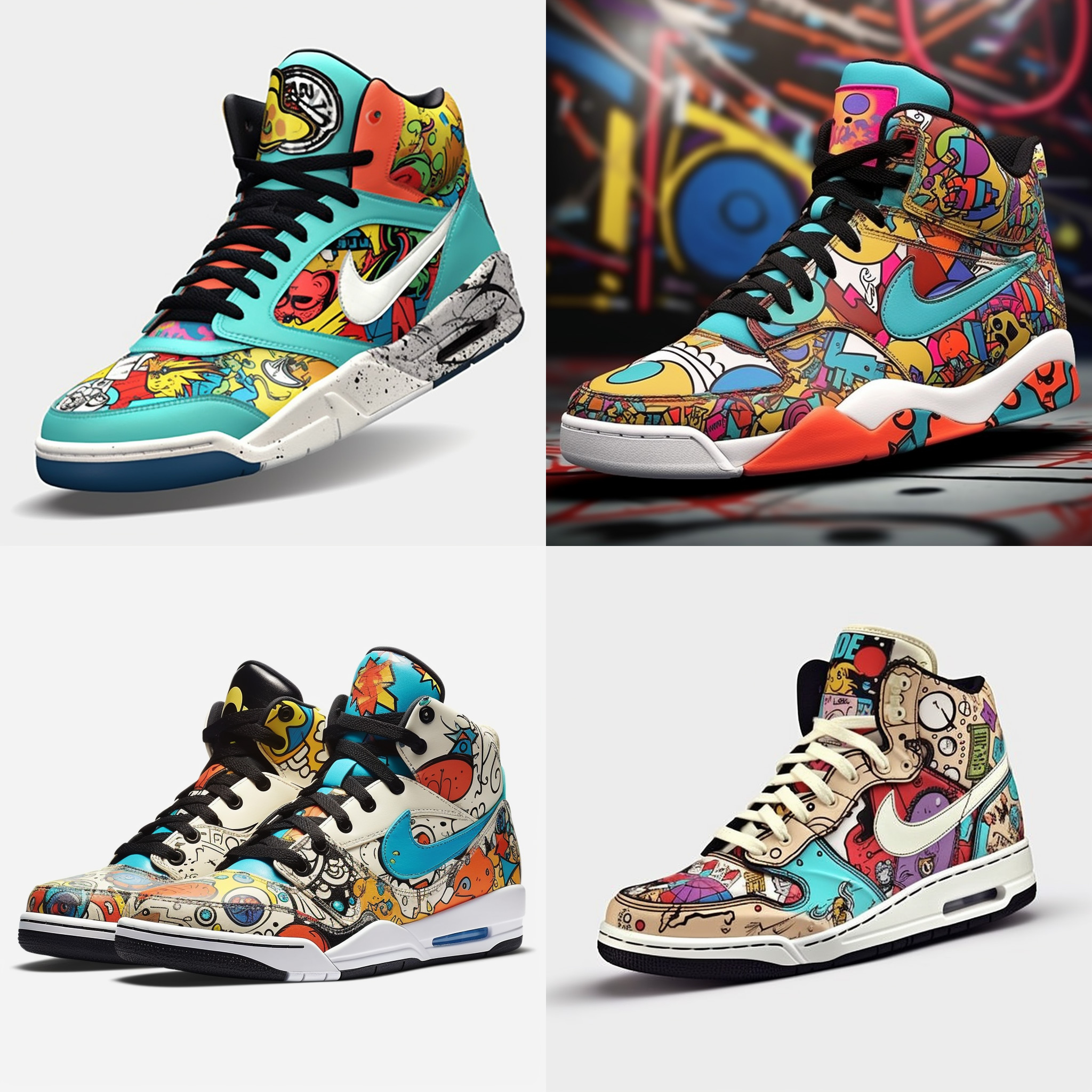 nike-boot-colourfull-ai